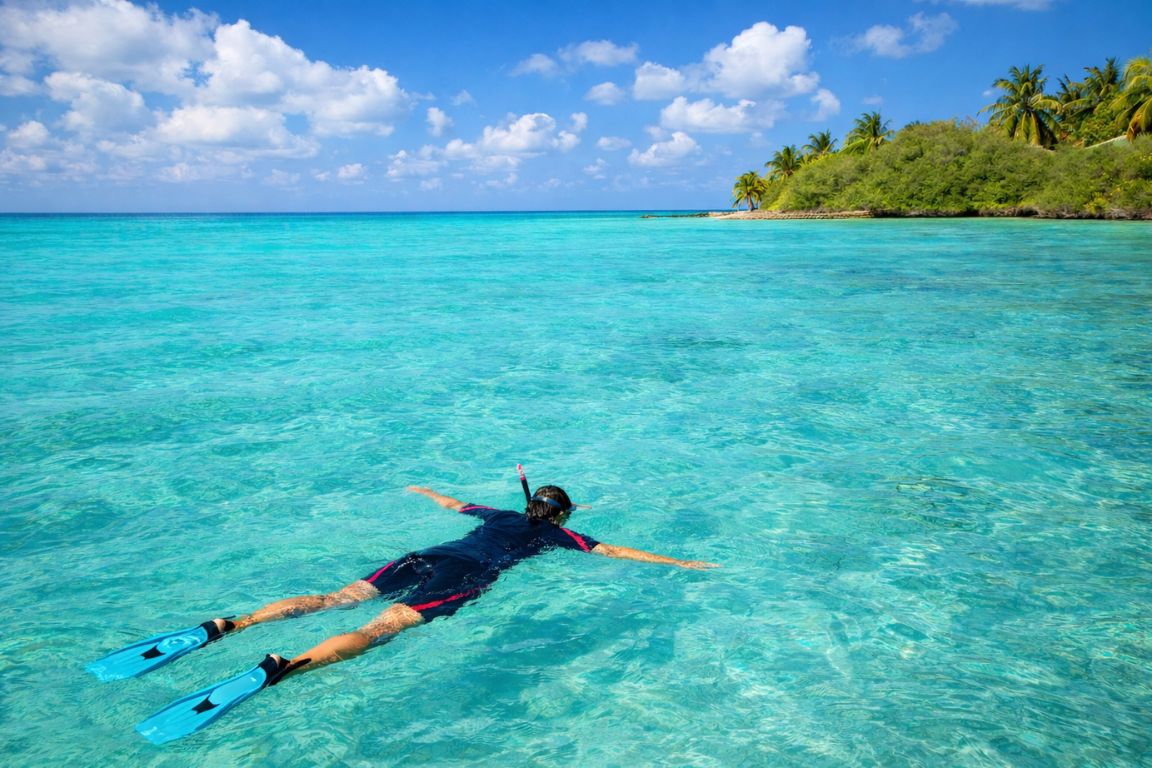 Beginner-friendly shore snorkeling in Cozumel captured during a Cozumel Snorkeling Tours coastal adventure.